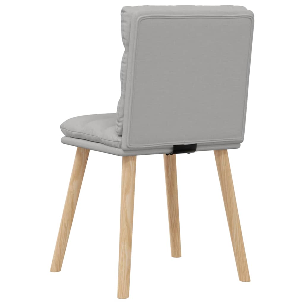 Spisestuestole 6 stk Cloud Grey Stof