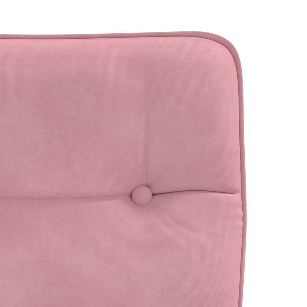 Spisestuestole 6 stk. Pink Velvet