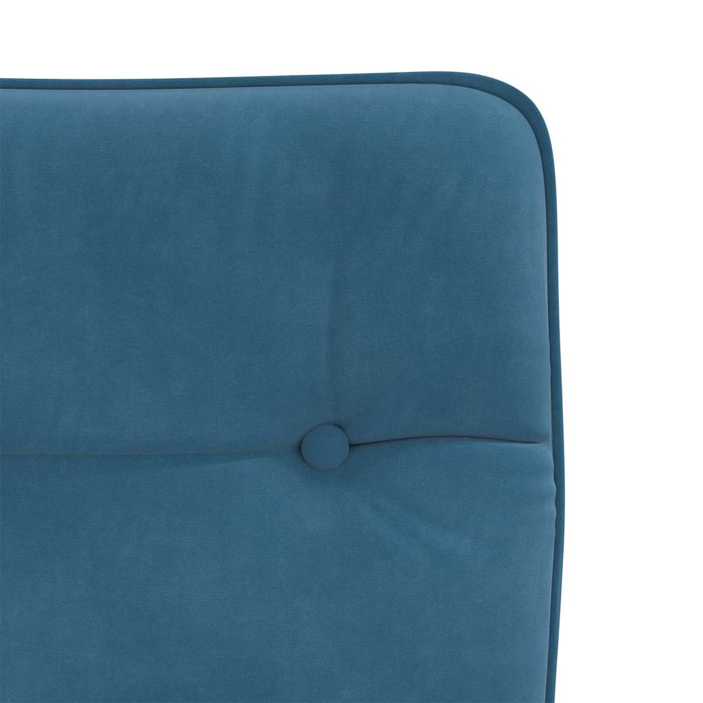 Spisestuestole 6 stk. Blue Velvet
