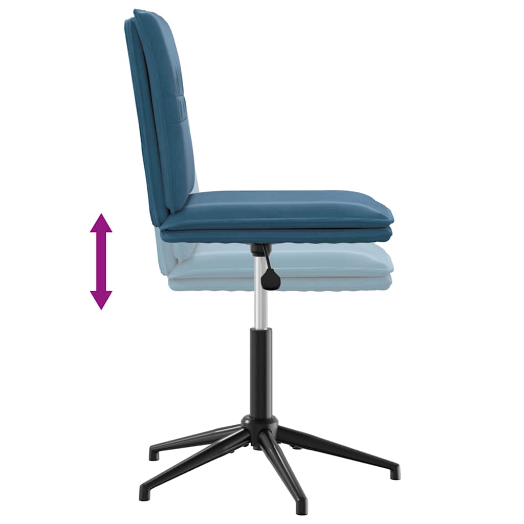Spisestuestole 6 stk. Blue Velvet