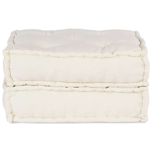 Modulares Sofaelement Creme 70x70x36 cm Stoff