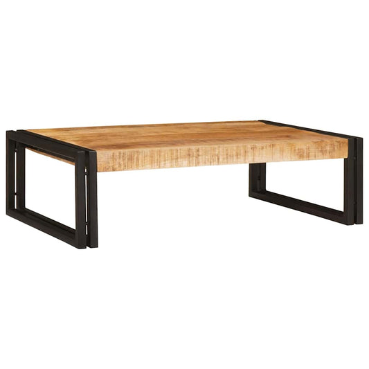 Badezimmer Regal 80 x 50 x 23 cm Massivholz Mangoholz und Eisen