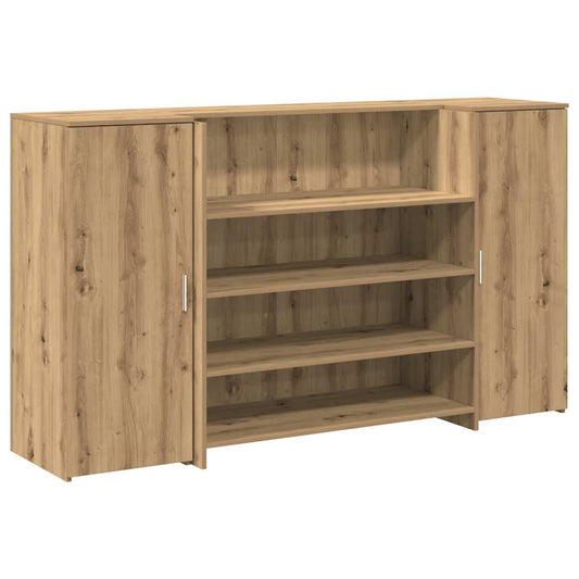 Empfangstheke Artisan-Eiche 180x50x103,5 cm Holzwerkstoff