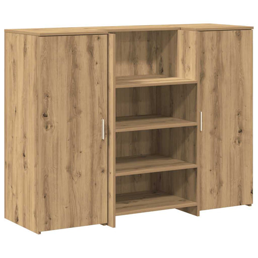 Empfangstheke Artisan-Eiche 135x50x103,5 cm Holzwerkstoff