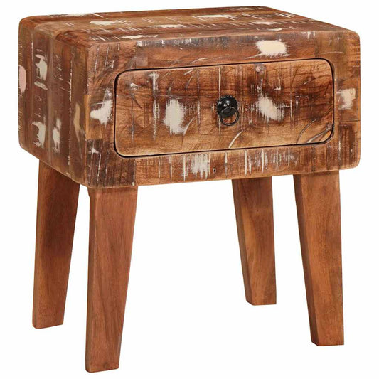 Beistelltische Mehrfarbig 40 x 32 x 46 cm Massives Altholz