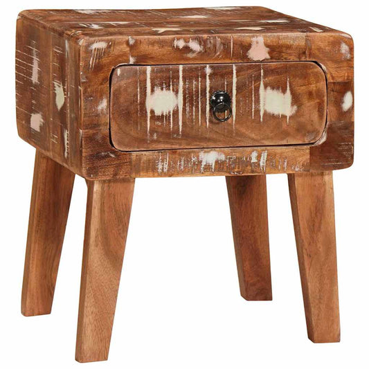 Beistelltische Mehrfarbig 40 x 32 x 46 cm Massives Altholz