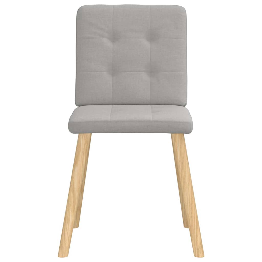 Spisestuestole 2 stk Cloud Grey Stof