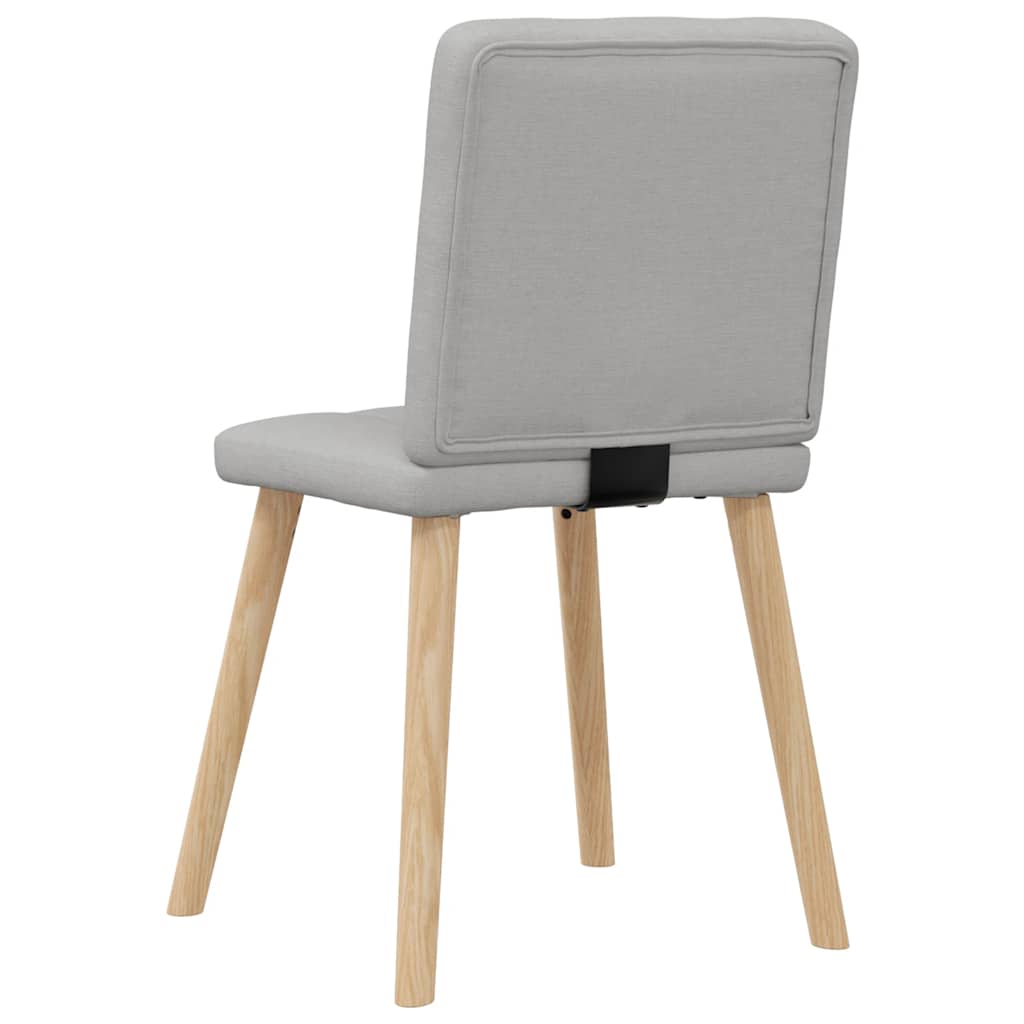 Spisestuestole 2 stk Cloud Grey Stof