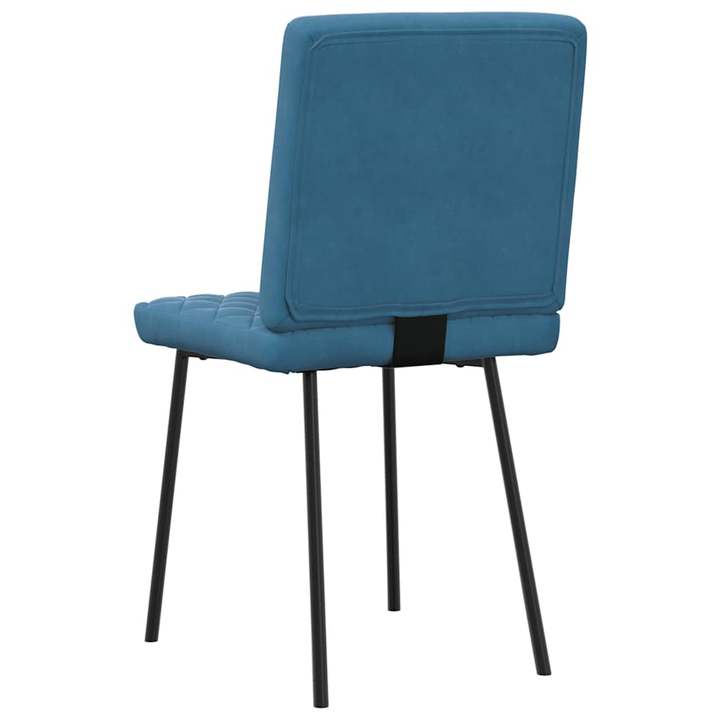 Spisestuestole 2 stk. Blue Velvet