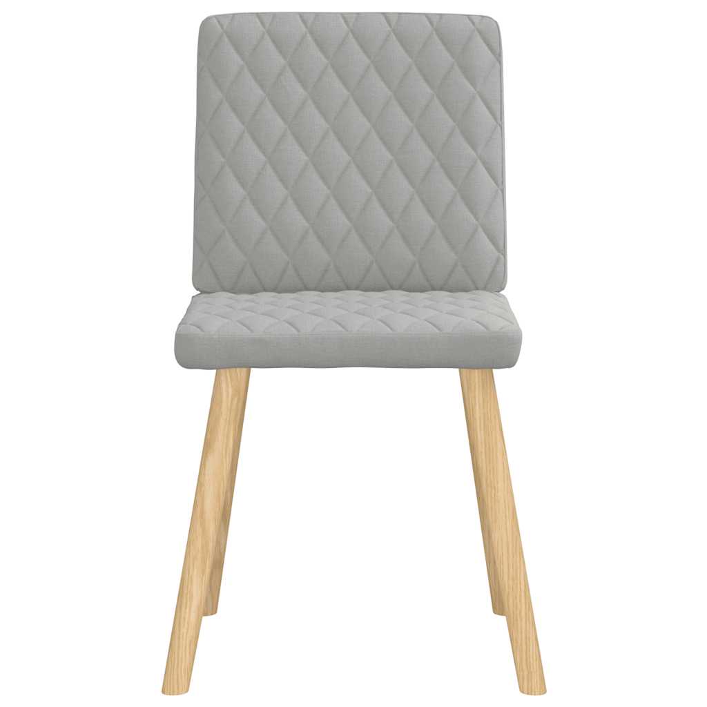 Spisestuestole 2 stk Cloud Grey Stof