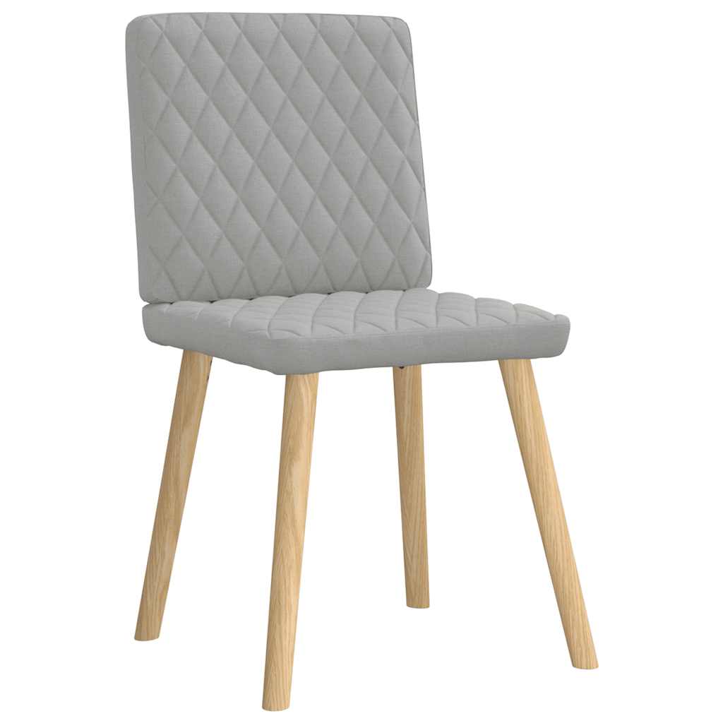Spisestuestole 2 stk Cloud Grey Stof