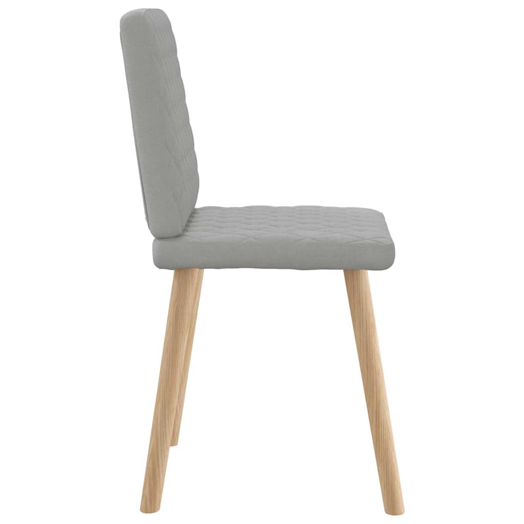 Spisestuestole 2 stk Cloud Grey Stof