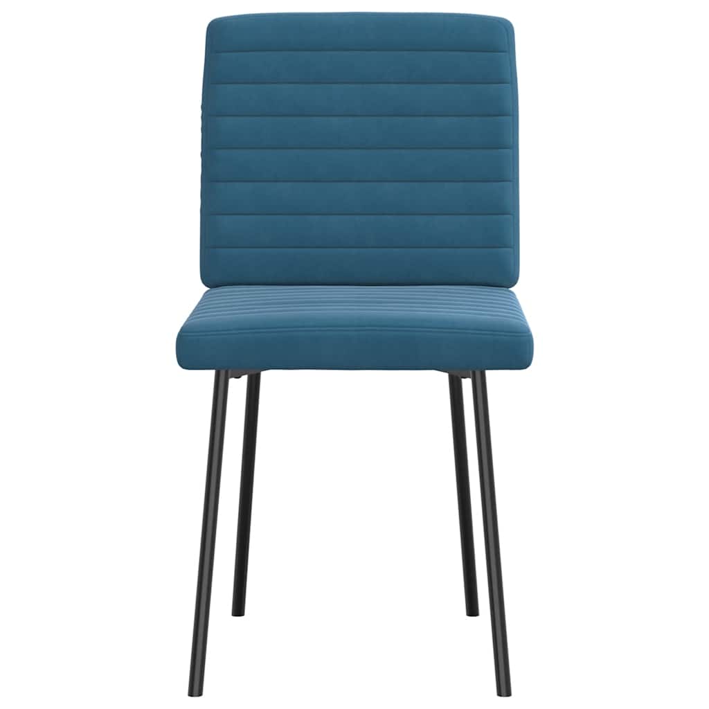 Spisestuestole 2 stk. Blue Velvet