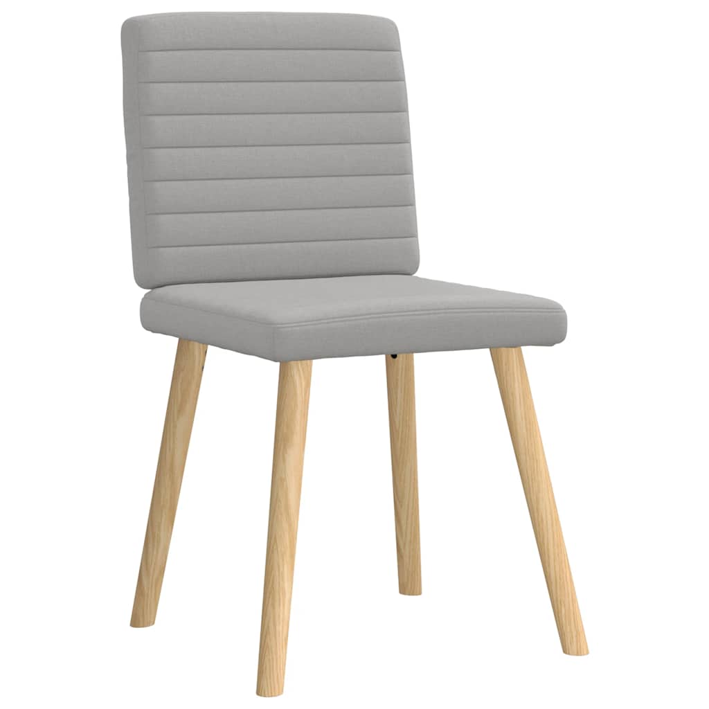 Spisestuestole 2 stk Cloud Grey Stof