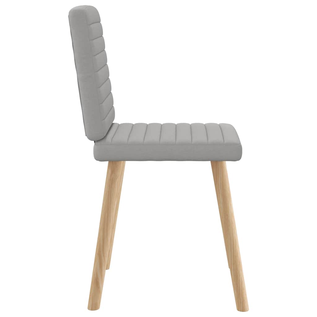 Spisestuestole 2 stk Cloud Grey Stof