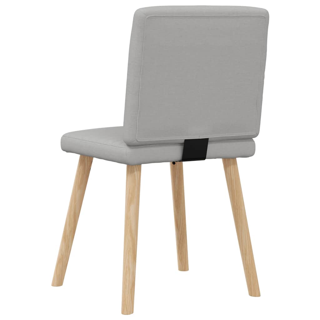 Spisestuestole 2 stk Cloud Grey Stof