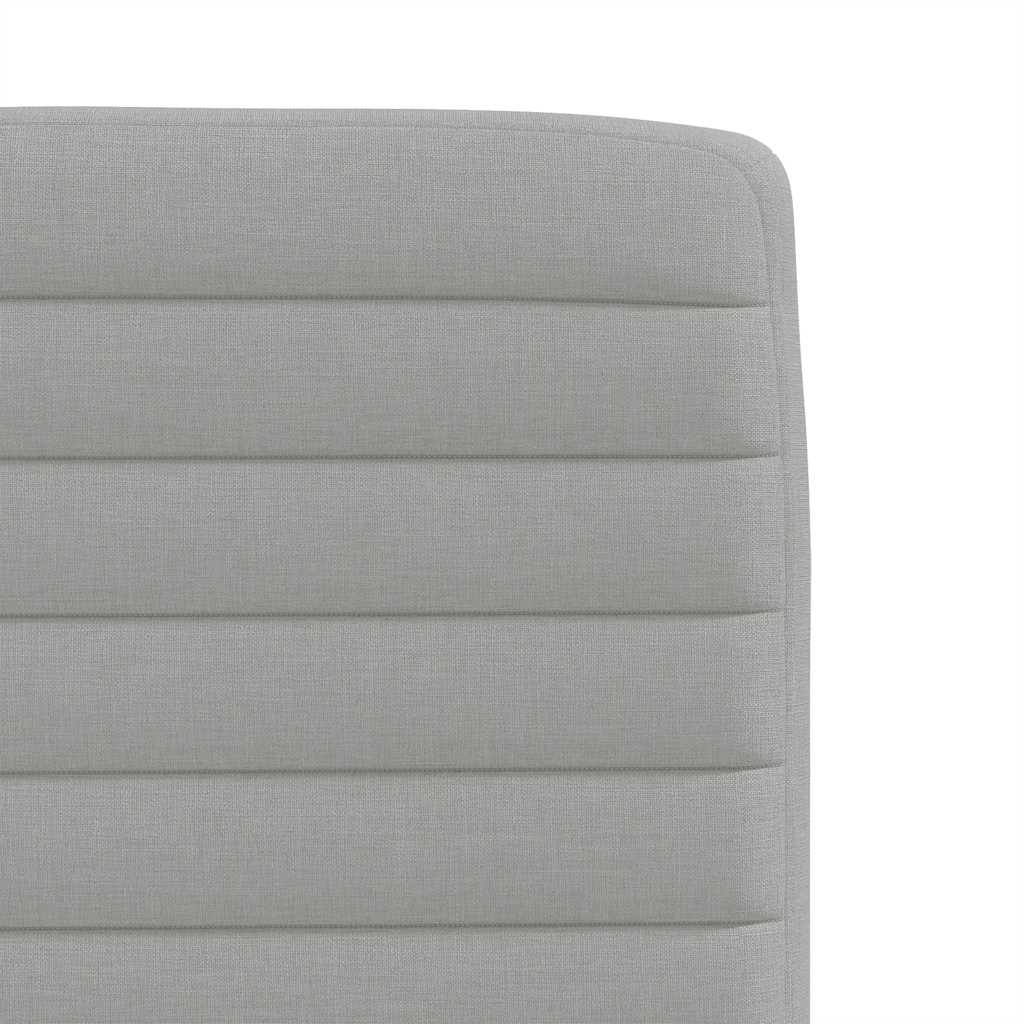 Spisestuestole 2 stk Cloud Grey Stof