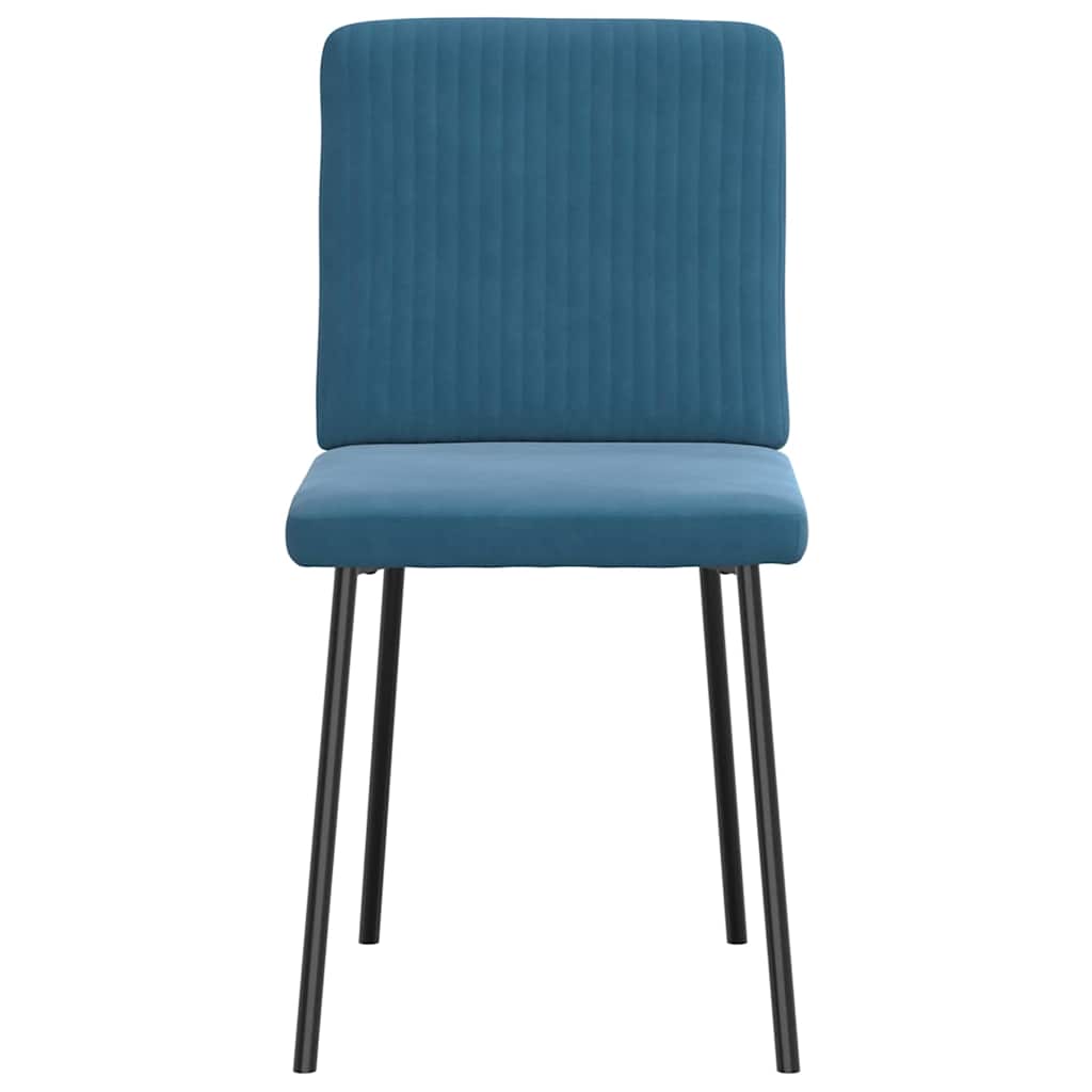 Spisestuestole 2 stk. Blue Velvet