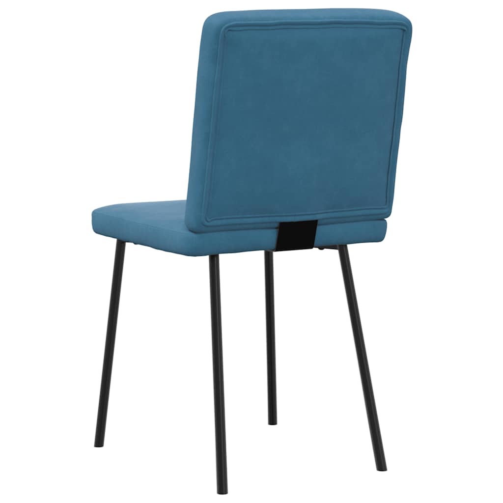 Spisestuestole 2 stk. Blue Velvet