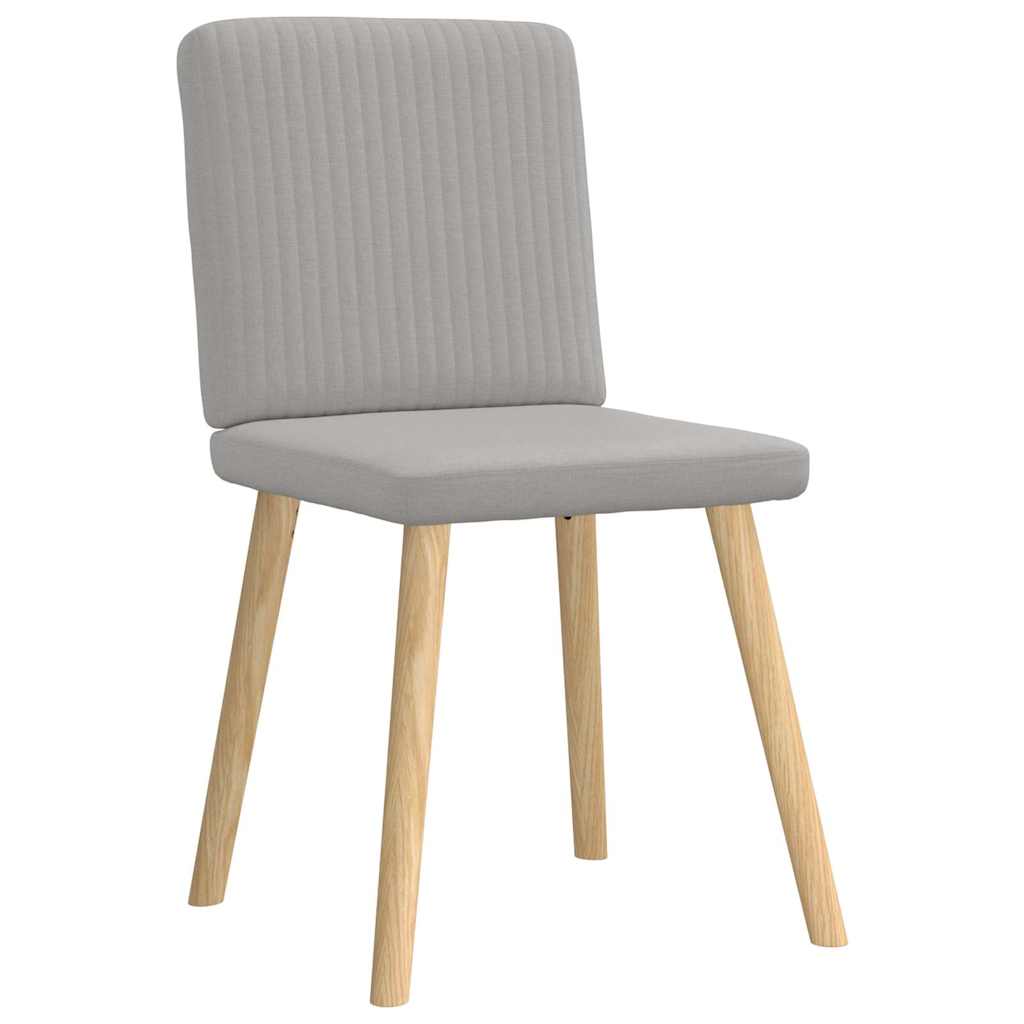 Spisestuestole 2 stk Cloud Grey Stof