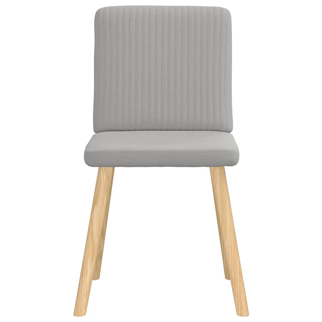 Spisestuestole 2 stk Cloud Grey Stof
