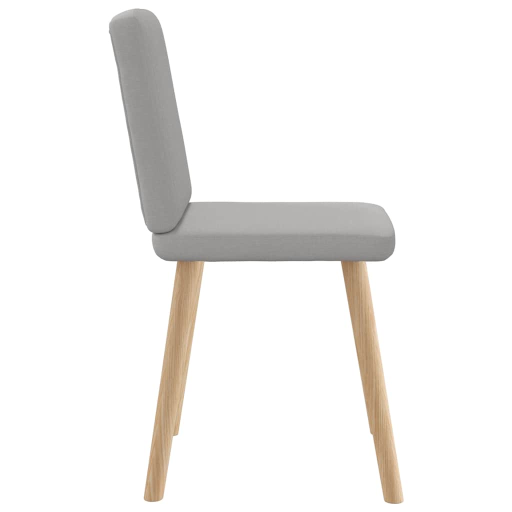 Spisestuestole 2 stk Cloud Grey Stof