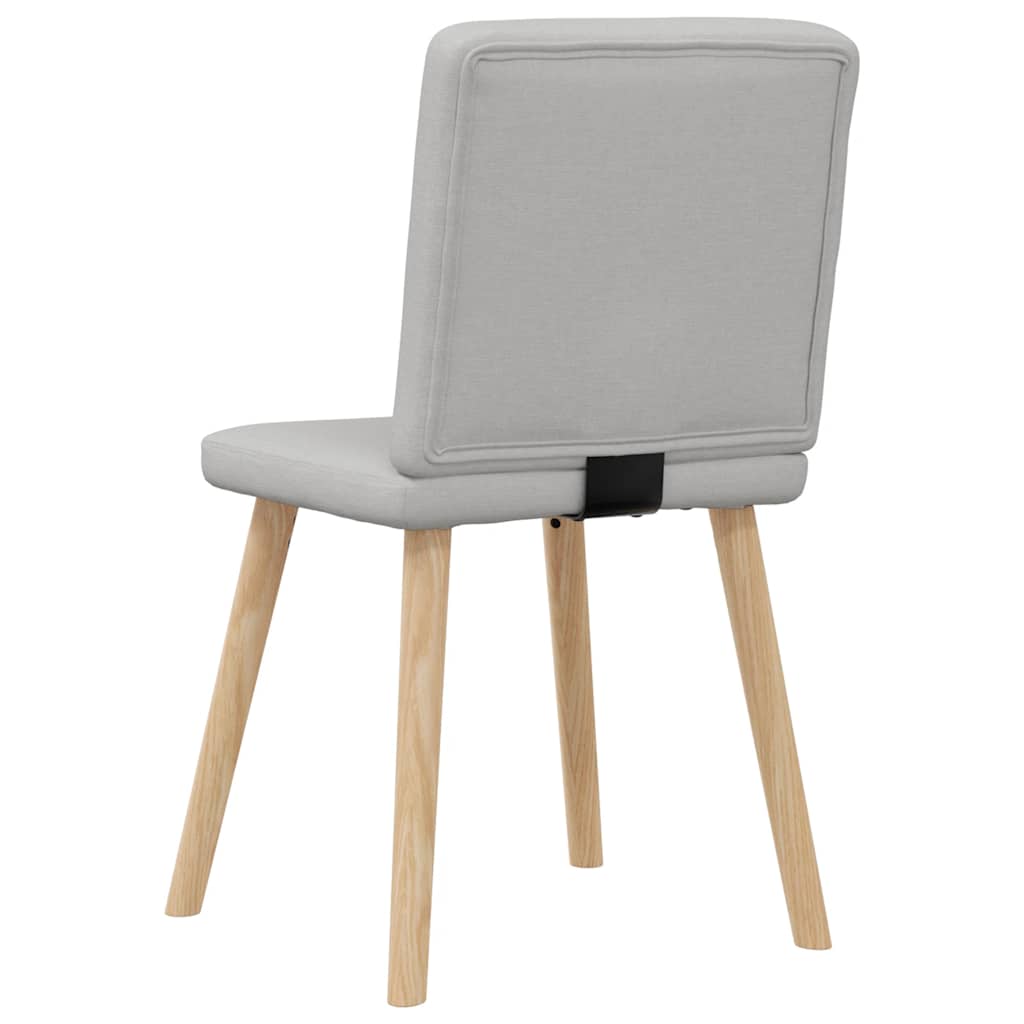Spisestuestole 2 stk Cloud Grey Stof
