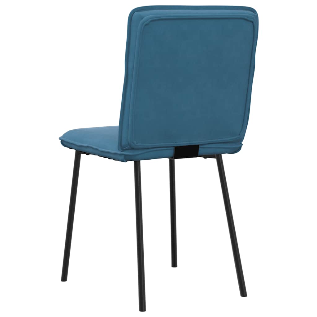 Spisestuestole 2 stk. Blue Velvet