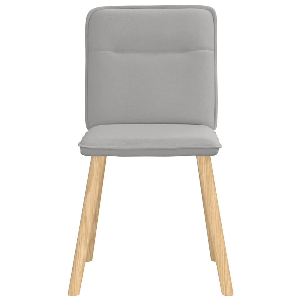 Spisestuestole 2 stk Cloud Grey Stof
