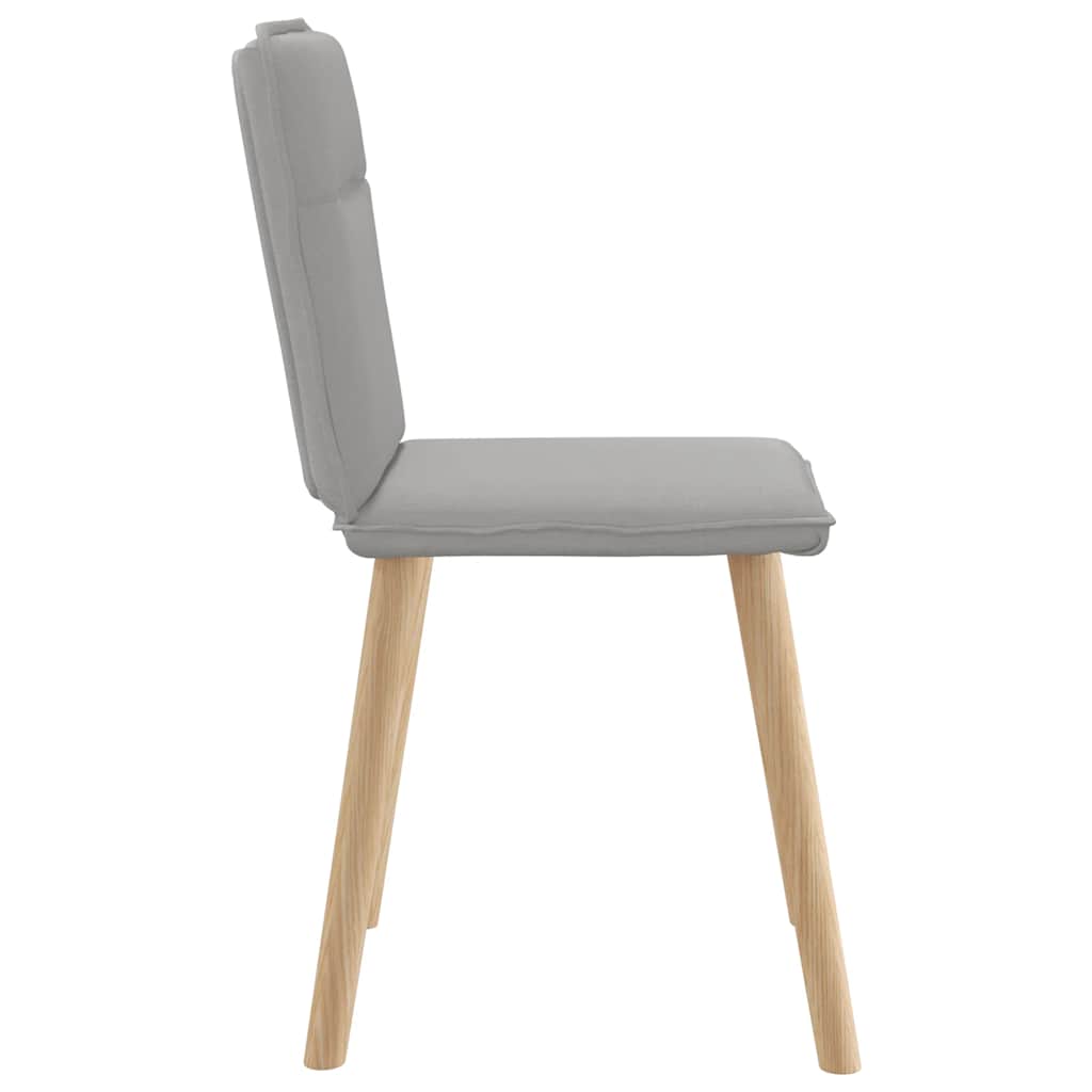 Spisestuestole 2 stk Cloud Grey Stof
