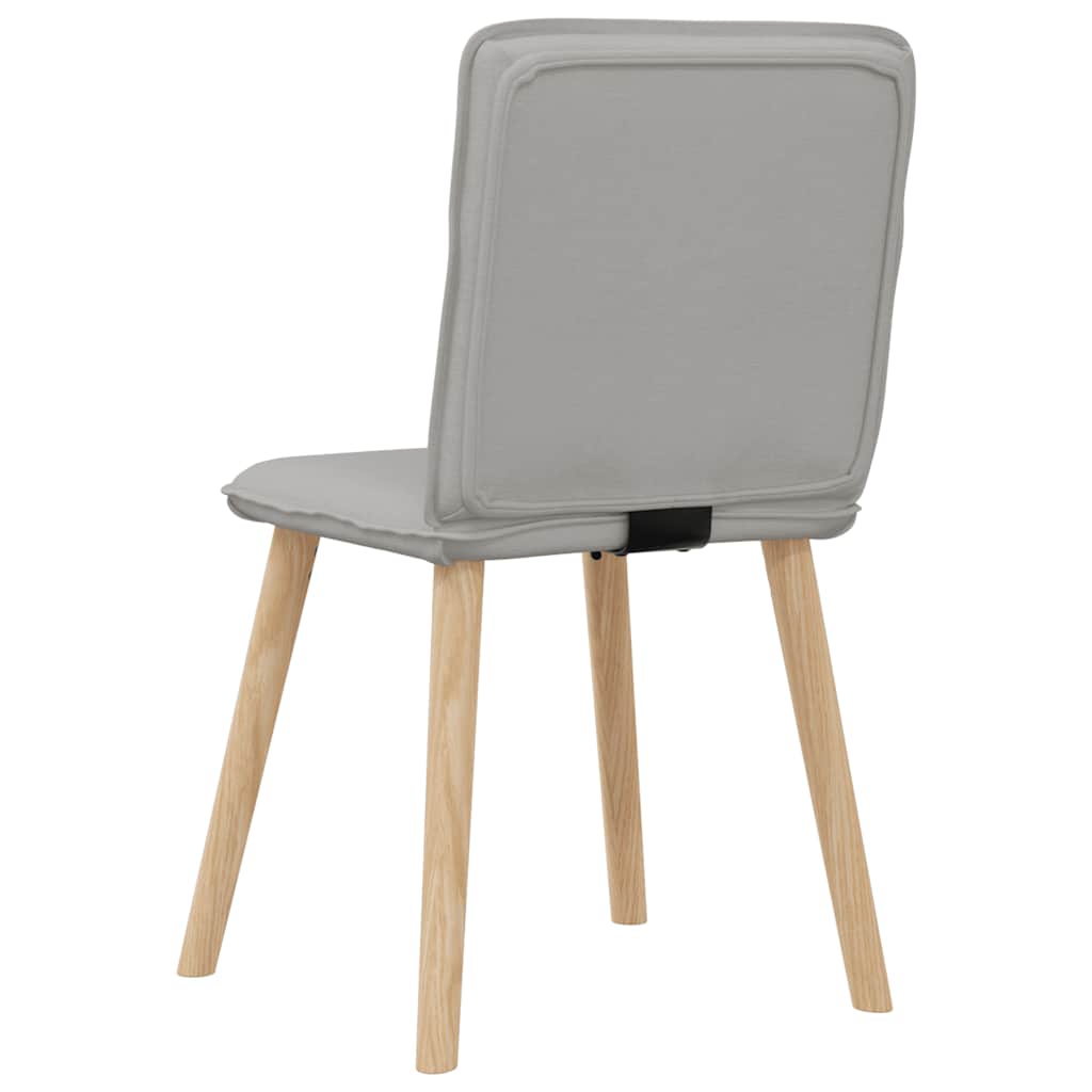Spisestuestole 2 stk Cloud Grey Stof