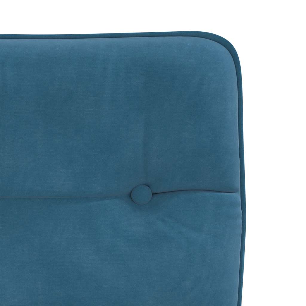 Spisestuestole 2 stk. Blue Velvet
