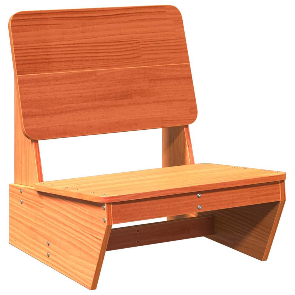 Havestol voksbrun 60x64x70,5 cm massivt fyrretræ