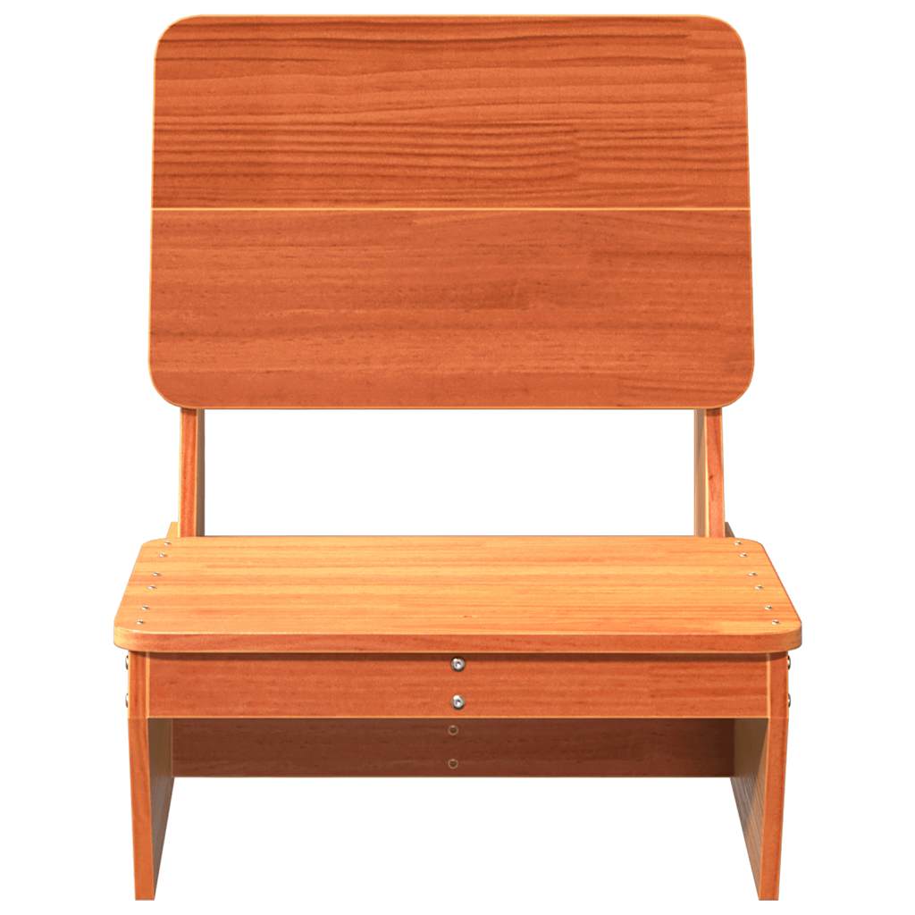 Havestol voksbrun 60x64x70,5 cm massivt fyrretræ