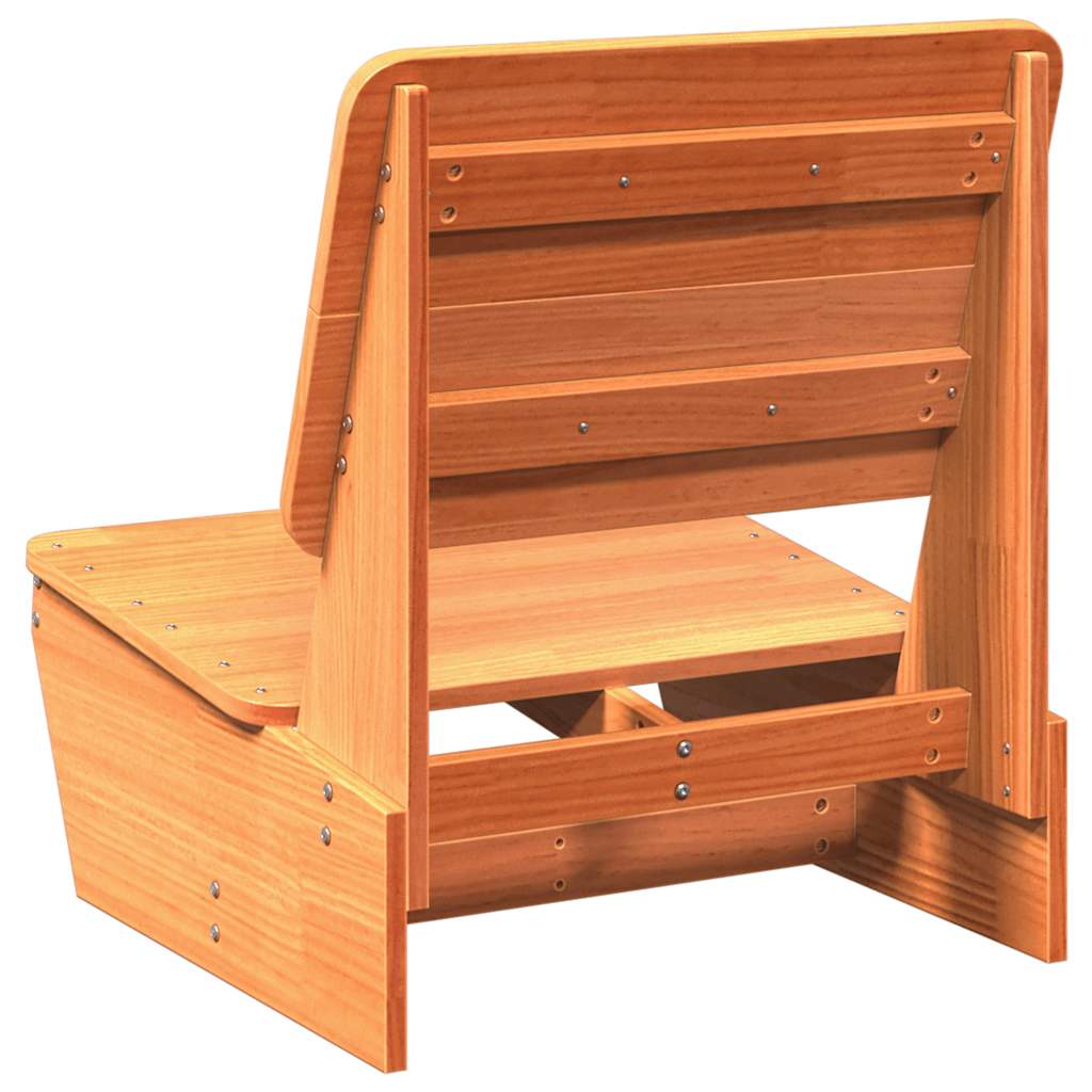 Havestol voksbrun 60x64x70,5 cm massivt fyrretræ