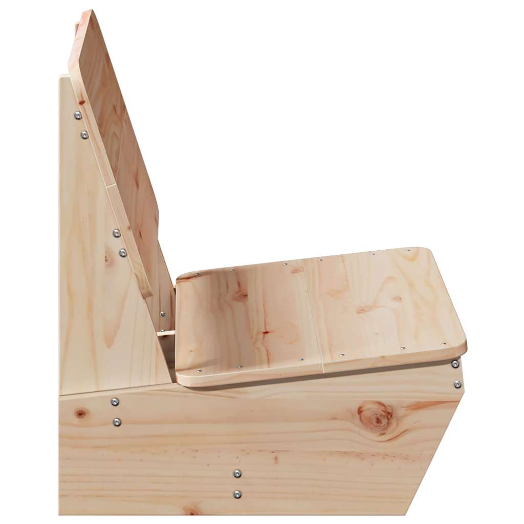 Havestole 2 stk 60x64x70,5 cm massiv fyrretræ