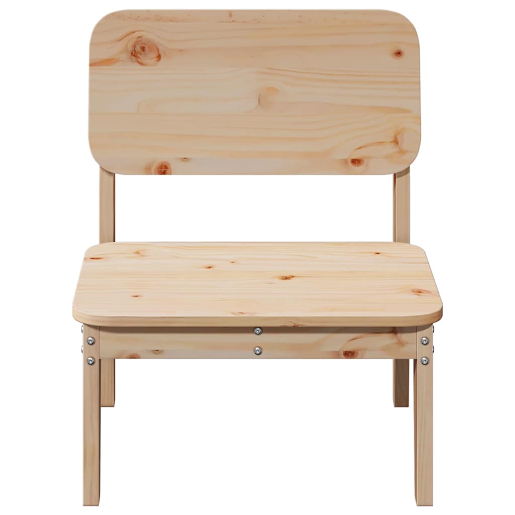 Havestol 60x52,5x72 cm massiv fyrretræ