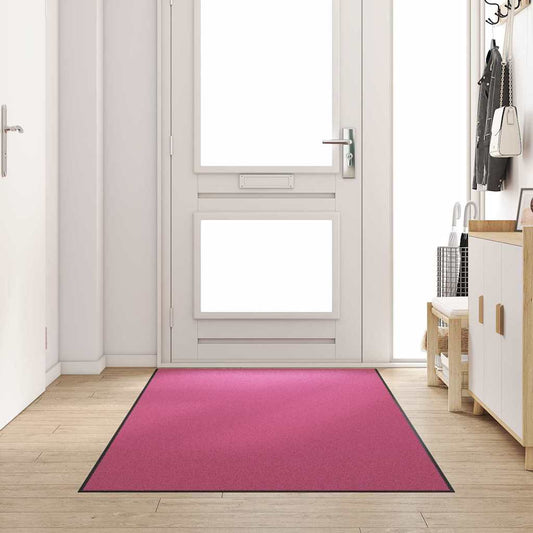 Fußmatte Rosa und Schwarz 120 x 300 cm Polyamid und PVC