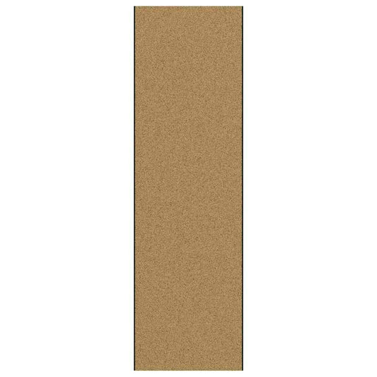 Fußmatte Creme und Schwarz 120 x 400 cm Polyamid und PVC