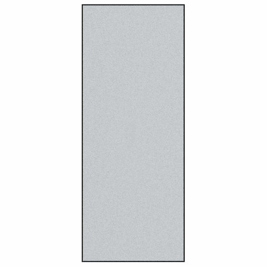 Fußmatte Grau und Schwarz 120 x 300 cm Polypropylen und Vinyl