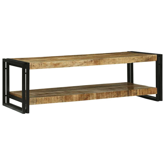 Couchtisch Braun 120 x 50 x 38 cm Massivholz Mango