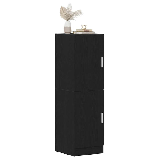 Køkkenskab Sort 38x41,5x131,5 cm Træ Materiale