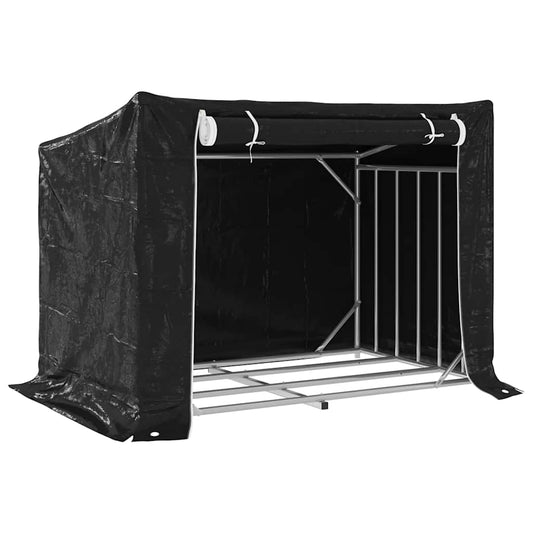 Brændereol med regnbeskyttelse 150,5x100,5x110,5 cm