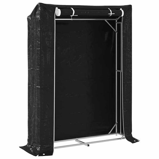 Brændereol med regnbeskyttelse 150x40x200 cm Galvaniseret stål