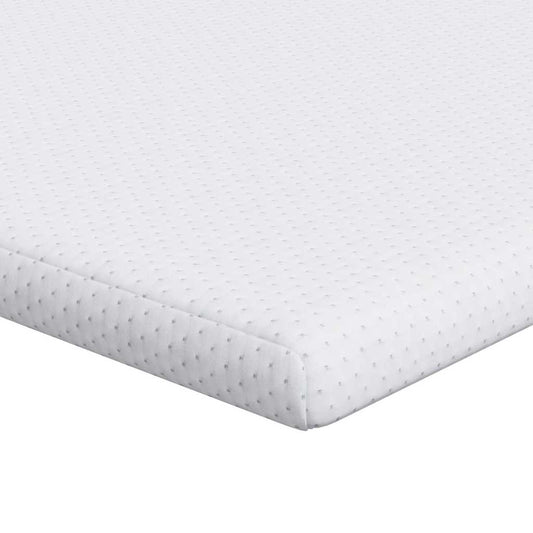 Matratzenpads Weiß 80 x 200 cm 100% Polyester Jacquardstoff