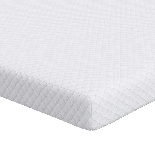Matratzenpads Weiß 100 x 200 cm 100% Polyester Jacquardstoff