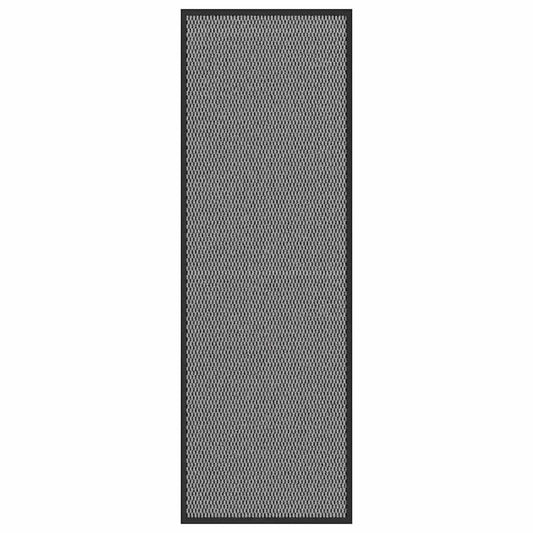 Antracit dørmåtte 60x180 cm