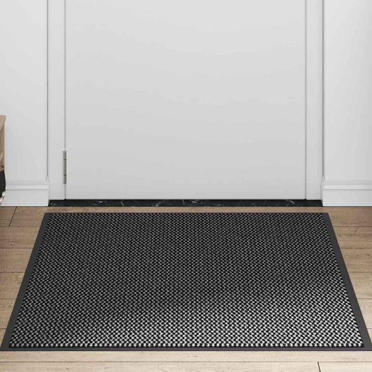 Antracit dørmåtte 90x150 cm