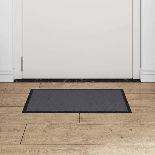 Antracit dørmåtte 40x60 cm