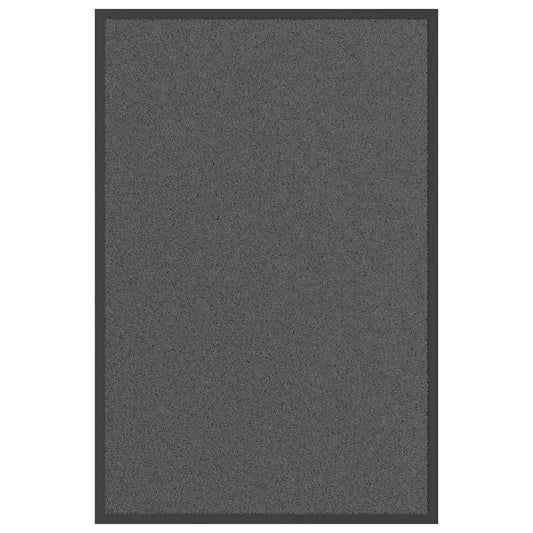 Antracit dørmåtte 60x90 cm